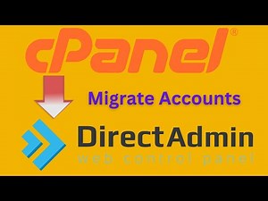 How to migrate account from cPanel to DirectAdmin