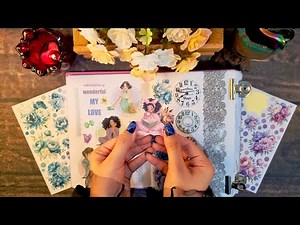 ASMR | Journaling ideas for beginners | Relaxing sounds | No talking ✨