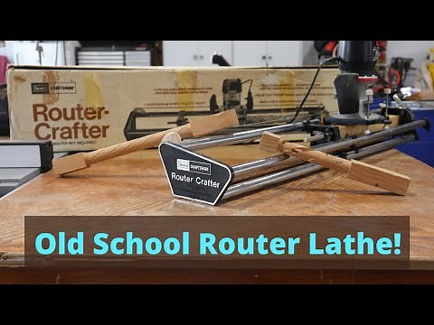 Vintage Tool Review: The Sears Craftsman Router Crafter (Router Lathe)