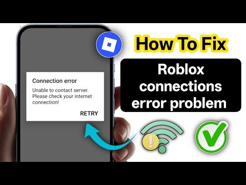 How To Fix Roblox Connection Error Unable to contact server Please check your internet connection