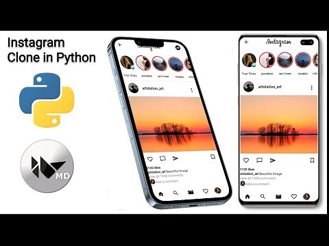 Instagram Clone in Python | Kivy + KivyMD | UI | Speed Code