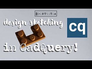 CadQuery Beginner Sketching Tutorial | polyline(), mirror etc. #cadquery #cadmodeling