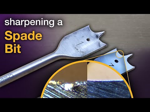 Sharpening a Spade Bit