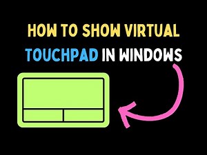 How to Show Virtual Touchpad in Windows 11