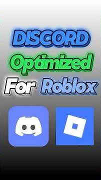 Optimize Discord For Roblox Performance 🔧 || #roblox #discord #optimization #gaming #pc #fix