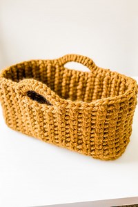 Beginner Chunky Crochet Basket Pattern