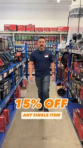 Take 15% off ANY SINGLE ITEM this weekend at Harbor Freight! Bonus coupon: take 30% off any single item under $10! Find both these coupons in the #HarborFreight mobile app! | Harbor Freight