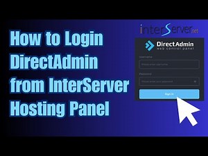 How to Login DirectAdmin from InterServer Hosting Panel