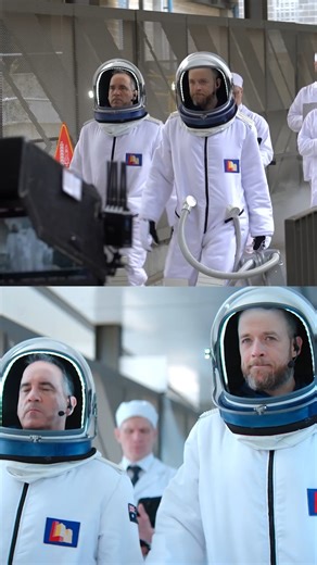 SPOILER ALERT: Unlike Katy Perry, Hamish and Brickman didn't really go to space! 😉 #LEGOMastersAU: Grand Masters of the Galaxy | Launching soon on Channel 9 and 9Now | LEGO Masters Australia