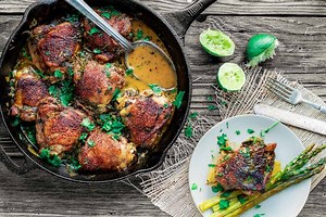 Cilantro Lime Chicken Recipe | The Mediterranean Dish