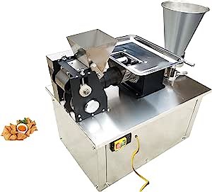 Empanada machine Commercial dumpling maker machine 4800pcs/h automatic Perogi maker machine for samosa spring roll with Non stick coating(110V/60HZ,Empanada mold)