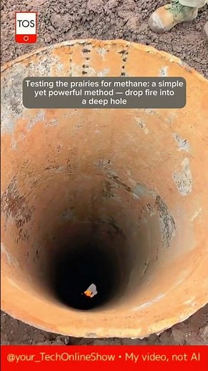 🔥 EARTH FLAME — prairie gas detection 🌾#shorts #crafts #skills #gascheck #sciencework