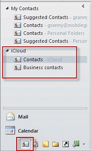 Sync Outlook and iCloud Contacts