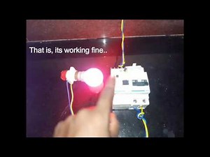 Test an RCCB / RCD / RCBO ( Trip Test)