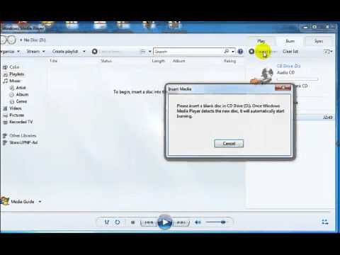 How To Burn a CD in Windows 7 Tutorial