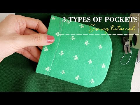 Sewing Techniques For Beginners | How To Sew Some Types Of Beautiful Pockets | Thuy Sewing