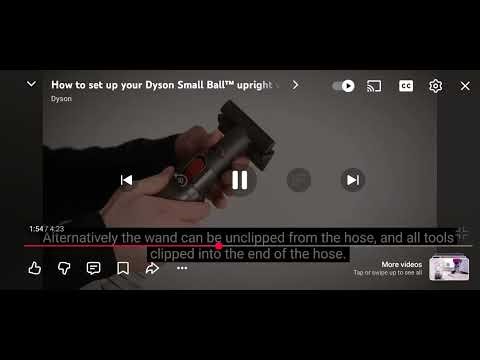 Dyson Small Ball Vacuum Playback Speed 4x