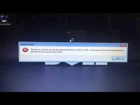 Solved Explorer.exe Error