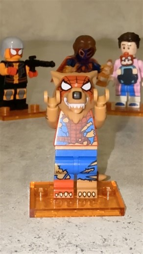 Lego spider-wolf hybrid — this build is wild! #lego #marvel