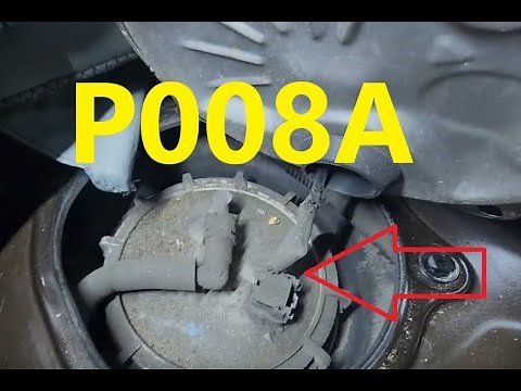 Causes and Fixes P008A Code: Low Pressure Fuel System Pressure – Too Low