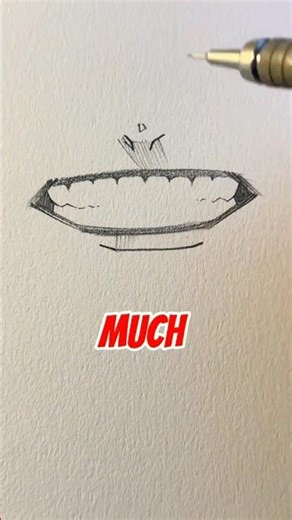 How to draw teeth || Jmarron