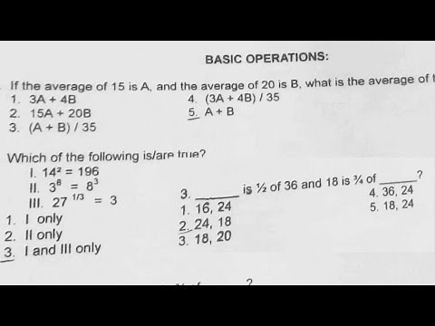 Math Reviewer: Basic Operations