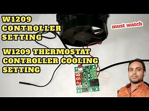 w1209 controller settings | how to use w1209 thermostat