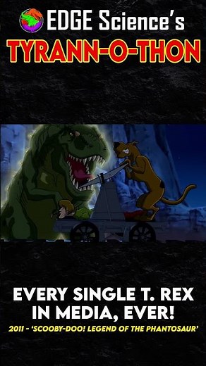 Every T.rex In Media, Ever! - 2011 - 'Scooby-Doo: Legend of the Phantosaur' | Tyrann-O-Thon #shorts