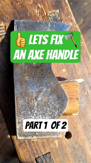 How to Replace an Axe Handle: DIY Repair Guide #DIY #Woodworking #MountainMan #HandyMan #Vlog