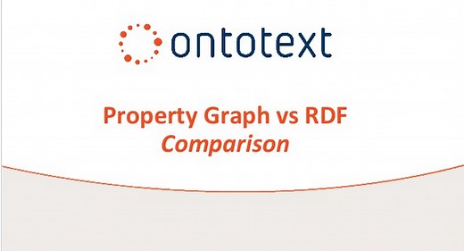 RDF vs Property Graphs Comparison
