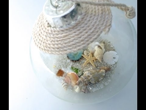 DIY Seashell Christmas Ornament