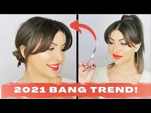 Hairdresser's Guide To Cutting Your Own CURTAIN BANGS!