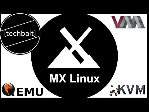Installing MX Linux (Xfce Edition), using QEMU/KVM from Virt-Manager
