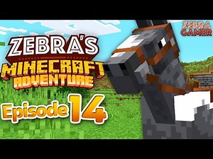 Zebra's Minecraft Adventure Part 14 - Taming a Horse!