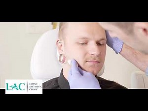 Injection d'acide hyaluronique de la ligne mandibulaire (jawline HA injection) - Médecine esthétique