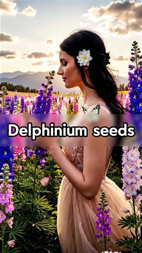 Delphinium seeds#homegarden #plants #garden #flowers #indoorplants #houseplant #gardening #plant