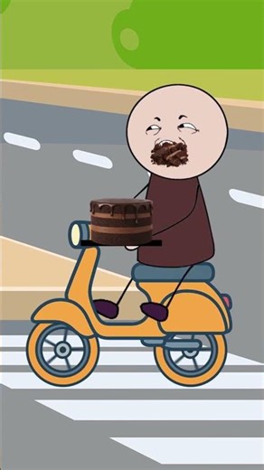 Cake. Stickman memes video. Funny animation meme.