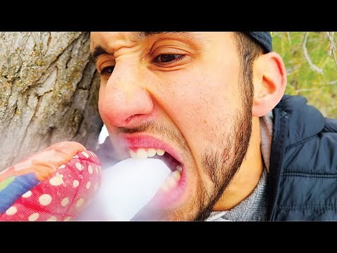 EATING DRY ICE?!