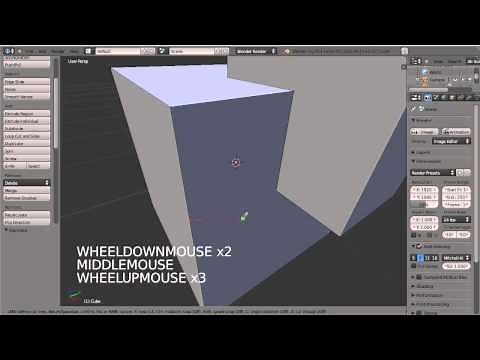 Tip: Using the Knife Modeling Tool in Blender