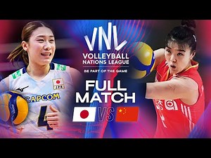 Japan 🇯🇵 vs. China 🇨🇳 - Quarter Finals | VNL 2024 - Full Match