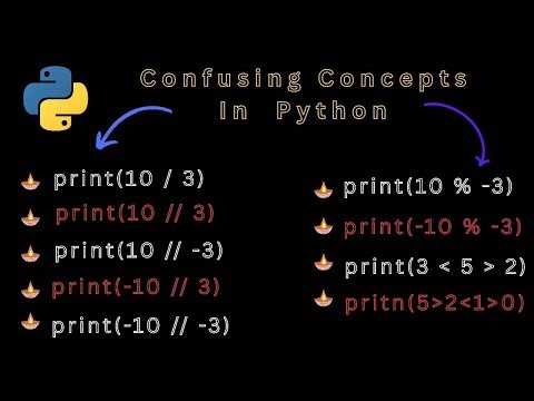 Python Confusing Concepts Explained | Floor Division, Modulo, and Comparisons Made Easy#edu_sanstha