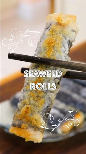 Make CRISPY Seaweed Rolls with Rice Paper Like a CHEF!
