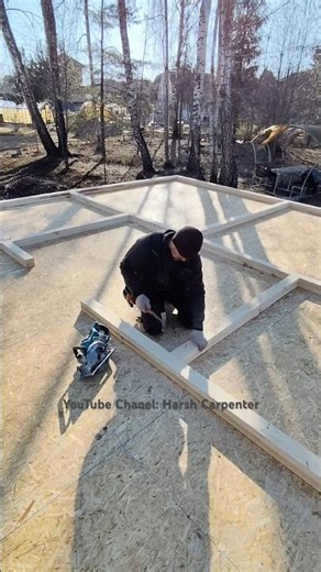 Elements of The Frame House Internal Wall Framing According to The Markings