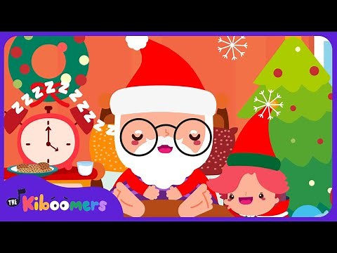 DON'T WAKE SANTA Freeze Dance 🎅 Christmas Game Song for Kids | The Kiboomers
