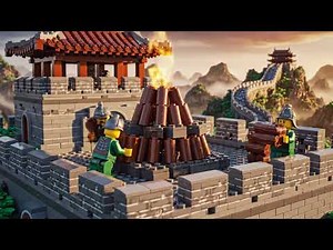 The Great Wall of China: LEGO Construction Timelapse (Satisfying Build)
