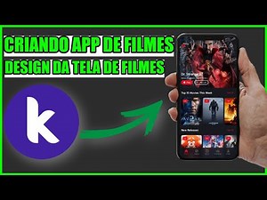 Criar App de Filmes e Séries Design Tela de Filmes