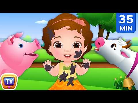 Old MacDonald Had a Farm + Farm Friends & Animal Songs for Kids | 35 Min | ChuChu TV