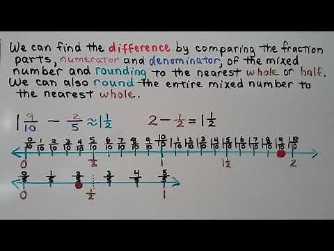 5th Grade Math 6.3, Estimate Fraction Sums & Differences