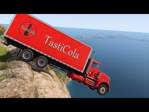 Cars Vs Dangerous Cliff Roads #97 BeamNg Drive Challenge Ends In Total Destruction!