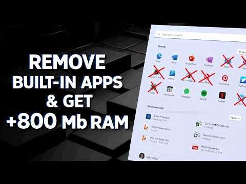 How to Remove Junk Apps in Windows 10/11? No bloatware anymore!